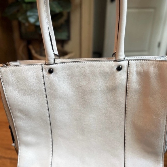 Rebecca Minkoff White Leather MAB Tote - Picture 2 of 11